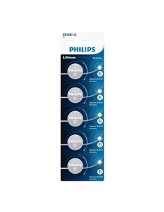 Philips Μπαταρίες Λιθίου Ρολογιών CR2032 210mAh 3V 5τμχ - 1156350-0005