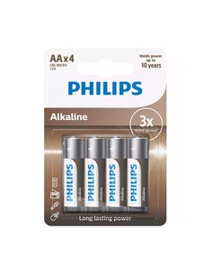 Philips LR6A4B.GRS Αλκαλικές μπαταρίες υψηλής απόδοσης 4 τμχ AA