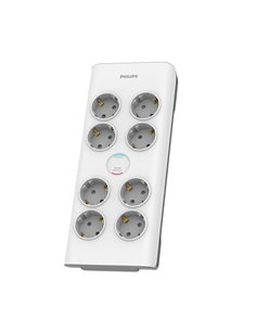 Philips SPN7080WA.GRS Πολύπριζο ασφαλείας 8 θέσεων