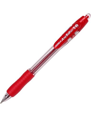 Dong-a στυλό anyball κόκκινο 0.5mm