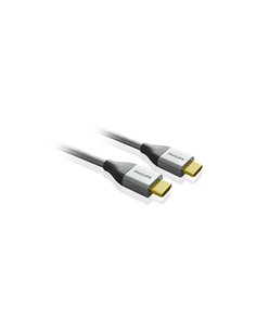 Philips SWV3453S.10GRS Επιχρυσωμένο πλεκτό καλώδιο HDMI High Speed 4K 60 FPS 18 Gbps με ethernet αρσενικό σε αρσενικό 3.0 m