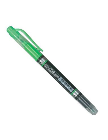 Dong-a μαρκαδόρος υπογράμμισης twiliner πράσινος διπλός