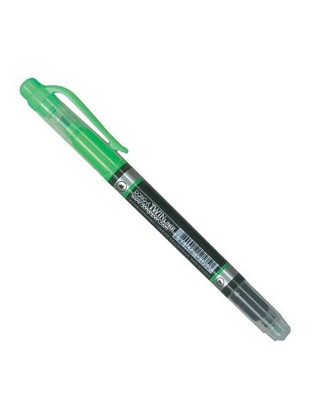 Dong-a μαρκαδόρος υπογράμμισης twiliner πράσινος διπλός