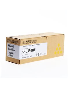 Toner Laser Ricoh SPC360HE Yellow 5k Pgs