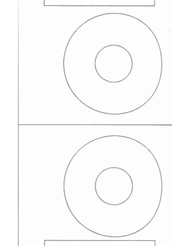 Markin ετικέτες αυτοκόλ. χρυσές 114,5mm 2/φ 10φ Α4