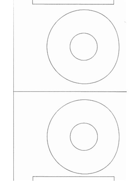 Markin ετικέτες αυτοκόλ. χρυσές 114,5mm 2/φ 10φ Α4