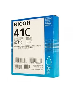 Gel Color Laser Ricoh GELGC41C 405762 Cyan 2.2k Pgs