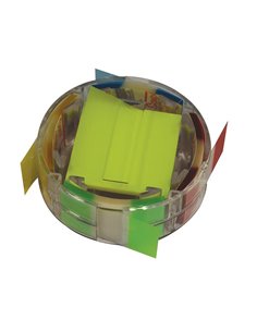 Scripti σελιδοδείκτες πλαστικοί σε βάση 48x48mm+48x25mm 50φυλ./χρωμ.