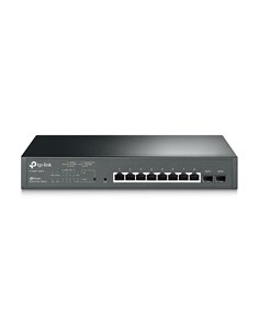 TP-Link T1500G-10MPS - JetStream 8-Port Gigabit Smart PoE+ Switch with 2 SFP Slots