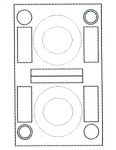 Ετικέτες αυτοκόλλητες 119mm 2/φ 100φ Α4