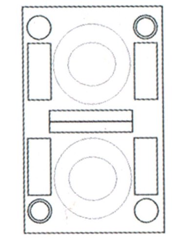 Ετικέτες αυτοκόλλητες 119mm 2/φ 100φ Α4