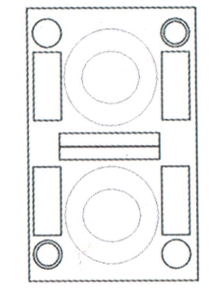 Ετικέτες αυτοκόλλητες 119mm 2/φ 100φ Α4