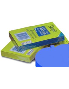 Scripti αυτοκόλλητα χαρτάκια μπλε 7,6x5,1εκ.