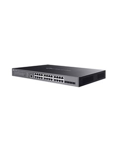 TP-Link Omada 24-Port Gigabit and 4-Port 10GE SFP+ L2+ Managed Switch 16-Port PoE+, 8-Port PoE++ - SG3428XMPP