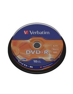 DVD-R VERBATIM 43523 AZO 4.7GB 16X MATT SILVER SURFACE