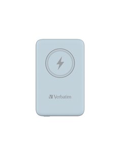Verbatim Charge 'n' Go Magnetic Wireless Power Bank 10000 Blue