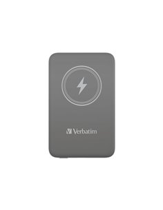 Verbatim Charge 'n' Go Magnetic Wireless Power Bank 10000 Grey