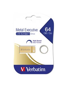 Verbatim Metal Executive 64GB USB 3.0 Stick Χρυσό