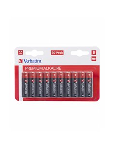 Verbatim AA Battery Alkaline 20 Pack - 49877