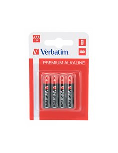 Verbatim AAA Battery Alkaline 4 Pack - 49920