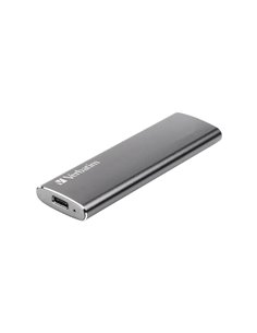 Verbatim Vx500 USB 3.1, USB-C Εξωτερικός SSD 480GB M.2 Ασημί - 47443