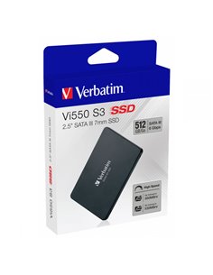 VERBATIM Εσωτερικός Σκληρός Δίσκος VERBATIM VI550 S3 2.5″ SSD 512GB 49352
