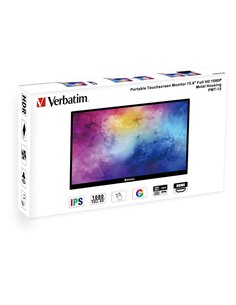 Verbatim PMT-15 IPS HDR Touch Φορητό Monitor 15.6″ FHD 1920x1080 6ms - 49592