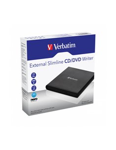 Verbatim Εξωτερικό CD-DVD Writer Drive USB 2.0 Μαύρο - 98938
