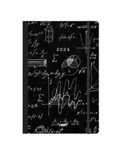 Next ημερολόγιο 2026 Trends Mathematics ημερήσιο flexi με λάστιχο 14x21εκ.