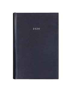 Next ημερολόγιο 2026 metallic ημερήσιο δετό μαύρο 14x21εκ.  Δυνατότητα εκτύπωσης