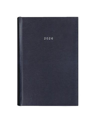 Next ημερολόγιο 2026 metallic ημερήσιο δετό μαύρο 14x21εκ.  Δυνατότητα εκτύπωσης