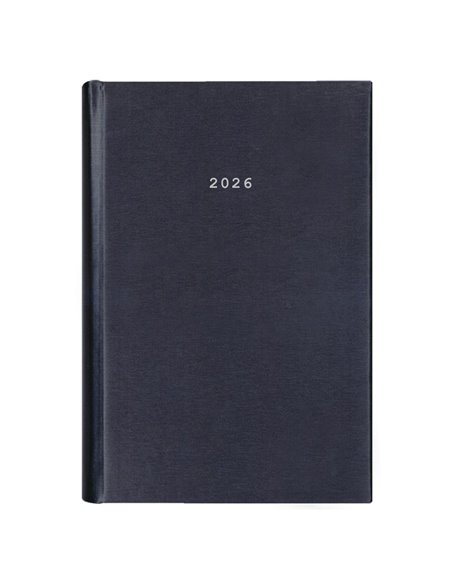 Next ημερολόγιο 2026 metallic ημερήσιο δετό μαύρο 14x21εκ.  Δυνατότητα εκτύπωσης