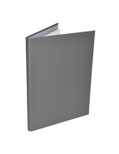 Νext ντοσιέ συνεδρίου eco leather γκρι με μπλοκ και στυλό Υ32x24εκ.