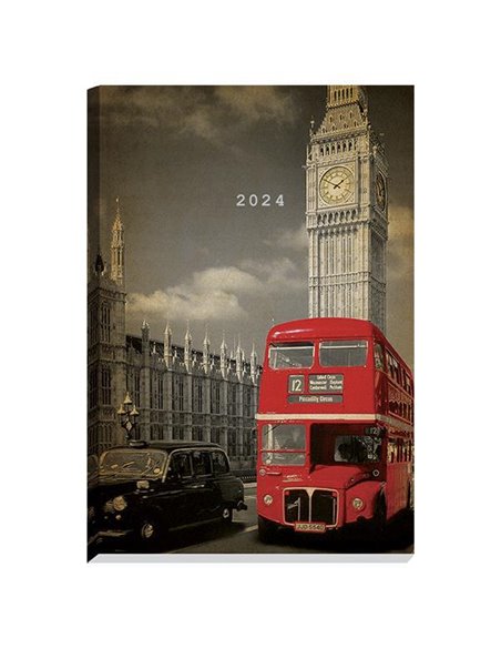 Next ημερολόγιο 2024 Gallery ημερήσιο δετό 12x17εκ, Big Ben