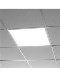 POWERTECH LED panel ψευδοροφής PT-1533, 40W, 59.5x59.5cm, τετράγωνο, 4000K, 4000lm, λευκό