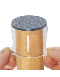 HOME USE προστατευτικές τάπες επίπλων HUH-0258, 16-23mm, διάφανες, 24τμχ