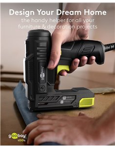 GOOBAY ηλεκτρικό καρφωτικό για καρφιά & συνδετήρες 77820, 70W