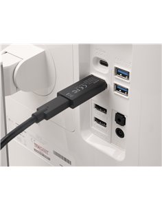 DELOCK αντάπτορας DisplayPort σε USB-C 61078, 8K/60Hz, μαύρος