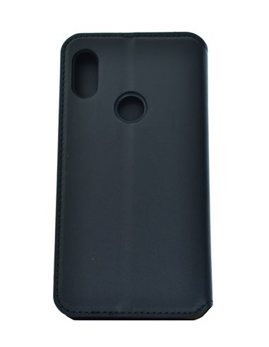 POWERTECH Θήκη Slim Leather για Xiaomi Redmi Note 6, μαύρη
