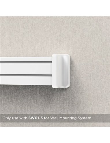 BRATECK 2x βάσεις στήριξης πάνελ SW02-4, SW series, για τοίχο