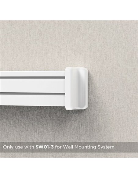 BRATECK 2x βάσεις στήριξης πάνελ SW02-4, SW series, για τοίχο