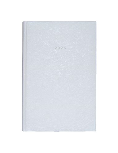 Next ημερολόγιο 2026 nest ημερήσιο δετό λευκό 17x25εκ.  Δυνατότητα εκτύπωσης