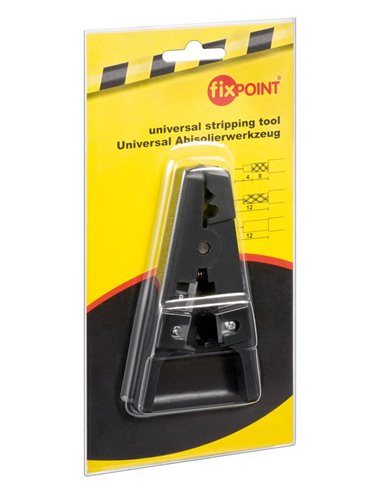 FIXPOINT απογυμνωτής καλωδίων 11945, 3.2–9.5 mm, 4 λεπίδες, μαύρος