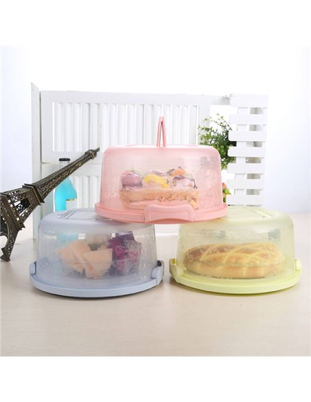 Δοχεία αποθήκευσης κέικ HUH-0048, 13 x 25cm, πράσινο, 2τμχ