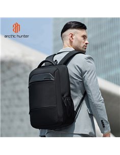 ARCTIC HUNTER τσάντα πλάτης B00111 με θήκη laptop 15.6", 20L, μαύρη