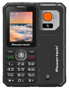 POWERTECH κινητό τηλέφωνο Sentry Armor, dual SIM, πλήκτρο SOS, 4G, IP67, μαύρο