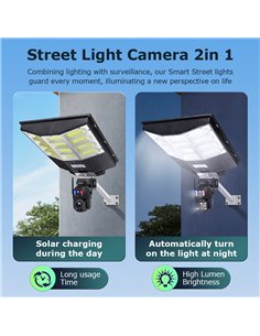 SECTEC smart ηλιακή κάμερα ST-LC598-EU με προβολέα, dual lens, 3MP, 4G, SD, PTZ, IP66