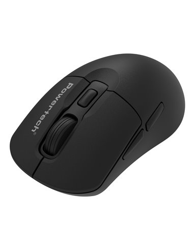 POWERTECH ασύρματο ποντίκι PT-1543, 2.4GHz & Bluetooth, έως 2400DPI, αθόρυβο, μαύρο