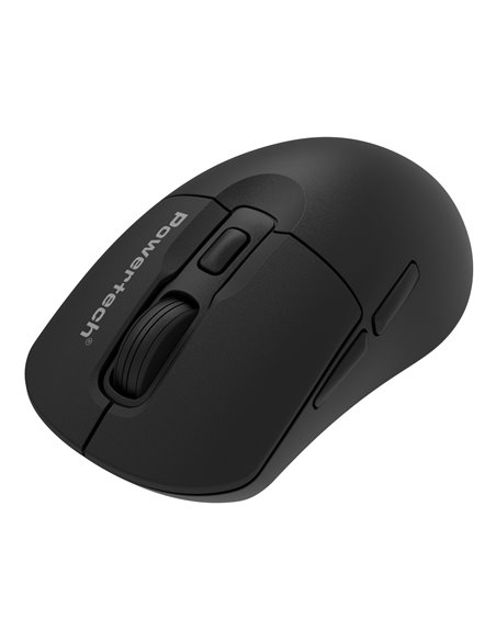 POWERTECH ασύρματο ποντίκι PT-1543, 2.4GHz & Bluetooth, έως 2400DPI, αθόρυβο, μαύρο