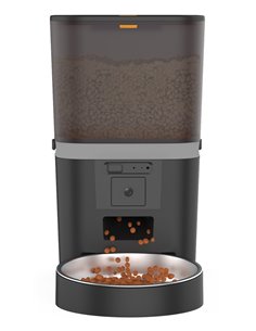 BRUNO smart ταΐστρα κατοικίδιων BRN-0270 με κάμερα 0.3MP, 6L, WiFi, μαύρη